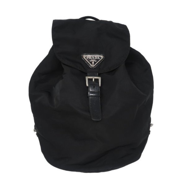 😍 PRADA Vela Black Nylon Small Backpack 💯 AUTH‼️ - Picture 1 of 3